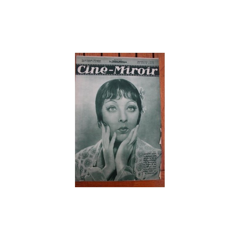 Magazine Cine Miroir 1935 Dinay