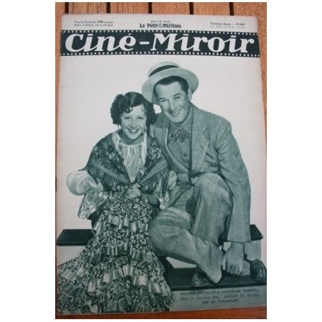 Maurice Chevalier Jacqueline Francell