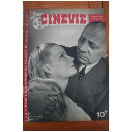 Erich Von Stroheim Madeleine Sologne