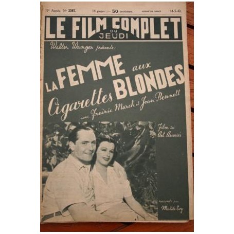 Joan Bennett Fredric March Ralph Bellamy Trade Winds Tay Garnett