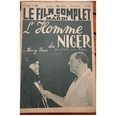 Harry Baur Annie Ducaux Victor Francen L'Homme du Niger Jacques De Baroncelli