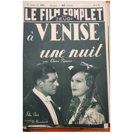 Elvire Popesco Albert Prejean Mouloudji A Venise une nuit