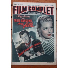 Stewart Granger Valerie Hobson Blanche Fury Suzy Carrier Jean Marchat Trois garcons une fille