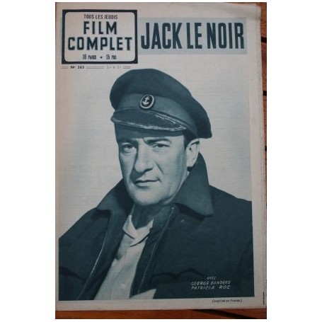 George Sanders Patricia Roc Dalio Herbert Marshall Black Jack Julien Duvivier