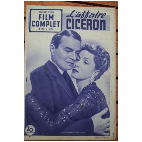 James Mason Danielle Darrieux Michael Rennie Five Fingers Joseph L. Mankiewicz