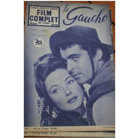 Rory Calhoun Gene Tierney Richard Boone Way Of A Gaucho Jacques Tourneur