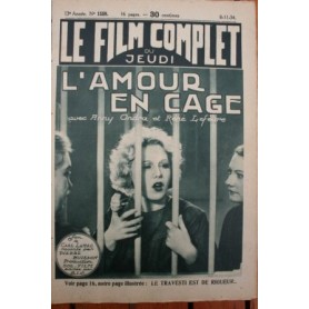 Anny Ondra Rene Lefevre Andre Berley L'Amour en cage Jean de Limur