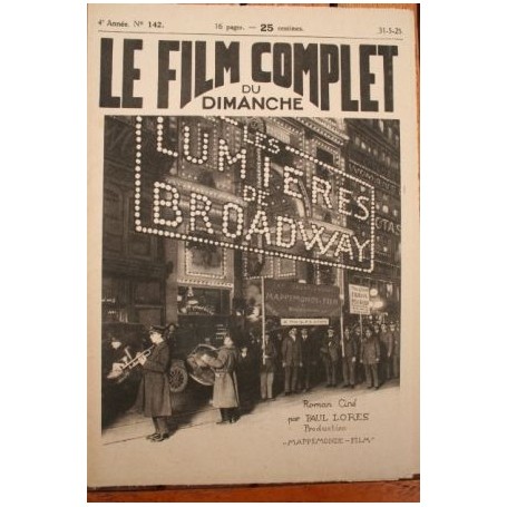 Doris Kenyon Lowell Sherman Harrison Ford Bright Lights of Broadway Webster Campbell