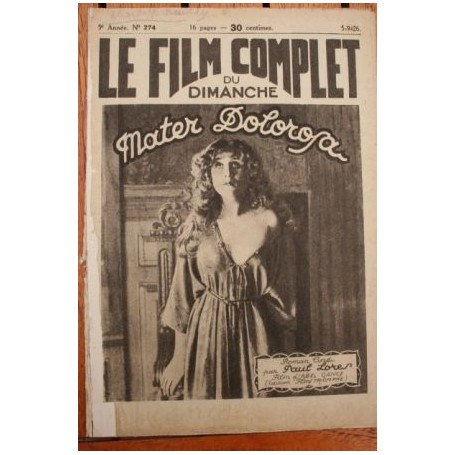 Emmy Lynn Firmin Gemier Armand Tallier Mater dolorosa Abel Gance