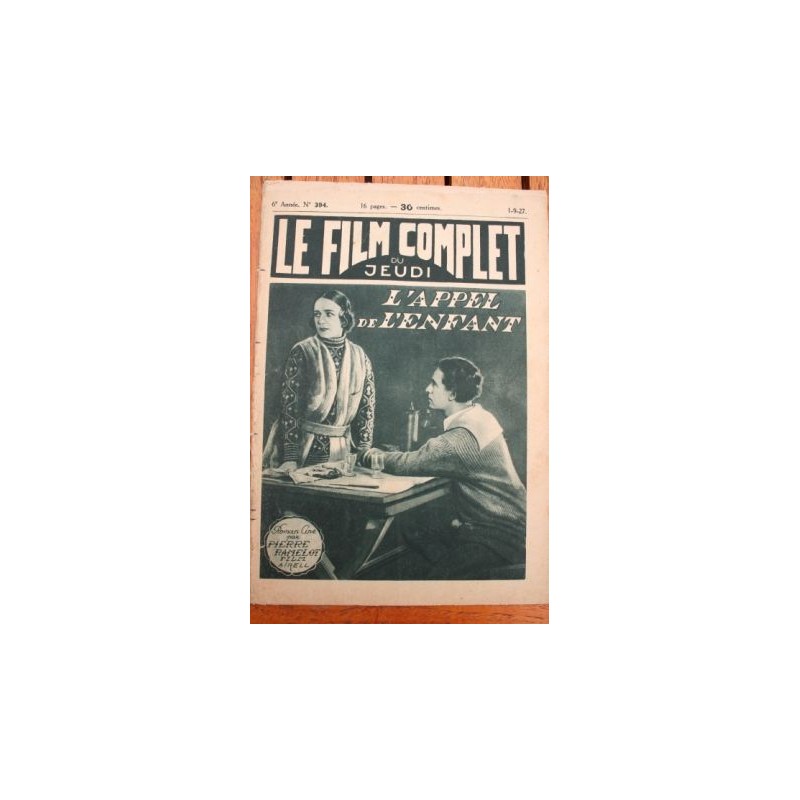 Magazine Film Complet 1927 Ernst Deutsch Otto Gebuhr Olga Belajeff