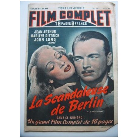 Marlene Dietrich Jean Arthur John Lund A Foreign Affair Billy Wilder