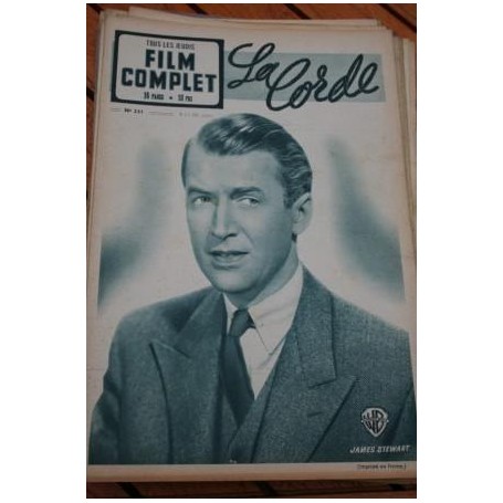 James Stewart John Dall Farley Granger Cedric Hardwicke The Rope Alfred Hitchcock