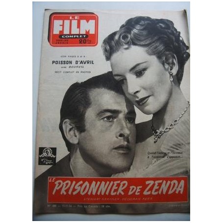 Stewart Granger Deborah Kerr Louis Calhern Jane Greer The Prisoner of Zenda Richard Thorpe