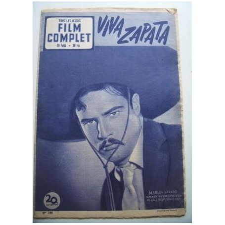 Marlon Brando Jean Peters Anthony Quinn Viva Zapata Elia Kazan