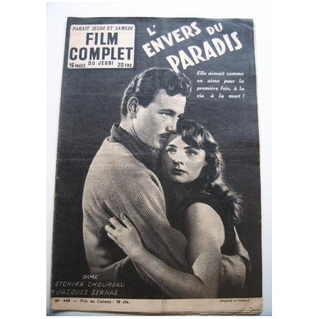 Jacques Sernas Etchika Choureau Erich Von Stroheim L'Envers du paradis Edmond T. Greville