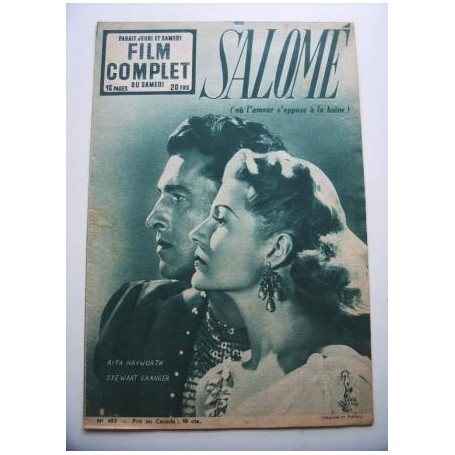 Rita Hayworth Stewart Granger Charles Laughton Judith Anderson Salome William Dieterle