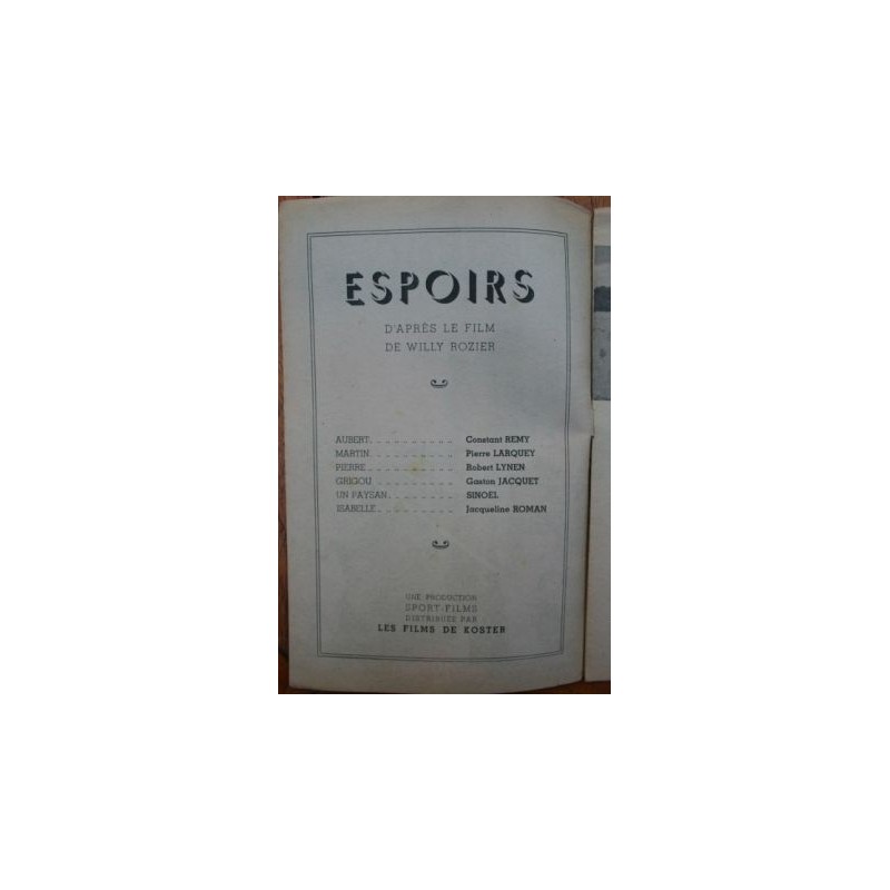 Magazine Nos Grands Films 1946 Constant Remy Pierre Larquey Robert ...