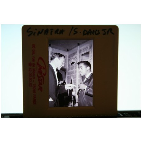 Frank Sinatra Sammy Davis Jr Candid Photo